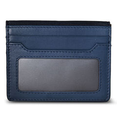 Embossed Logo Card Case,Workshirt Blue,large