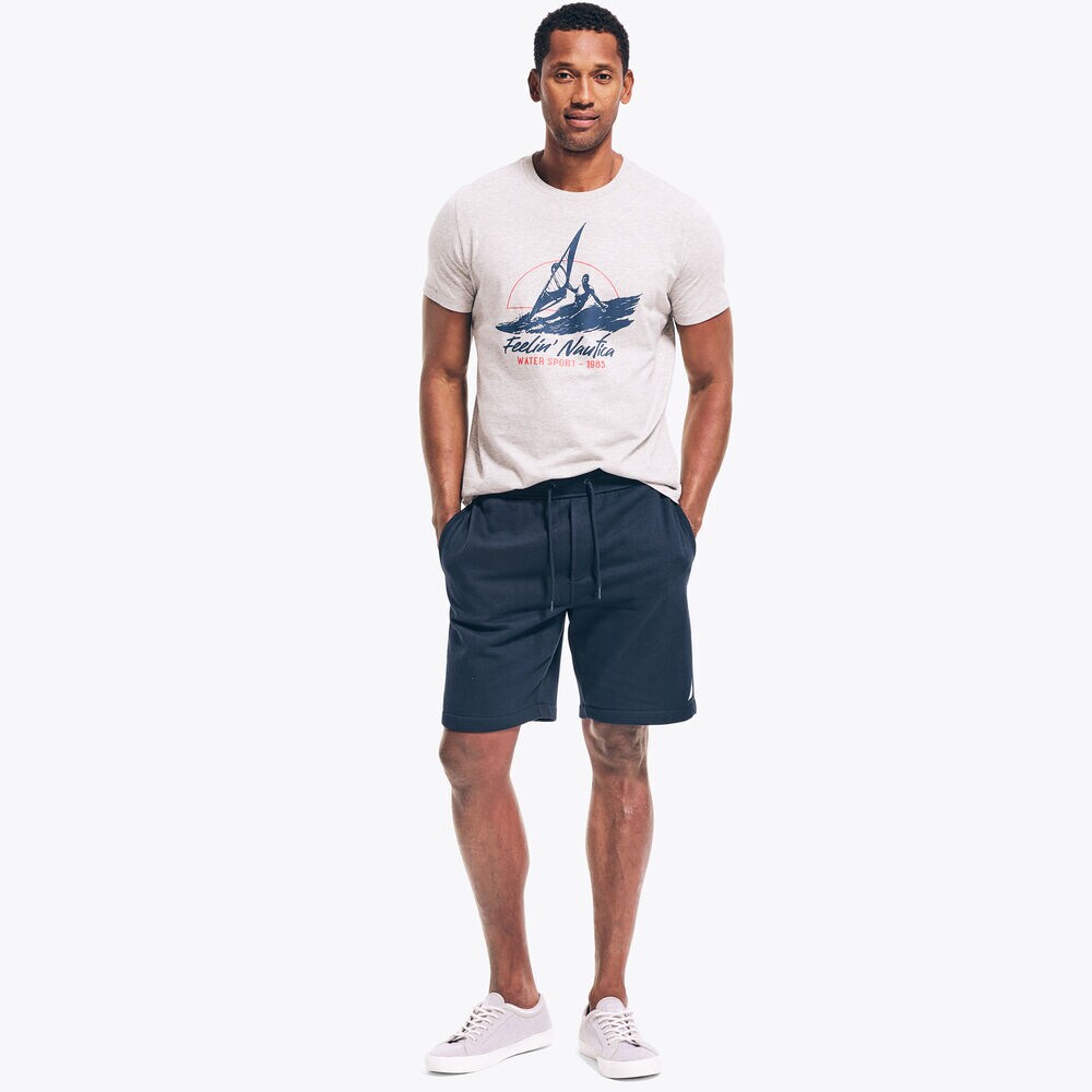 WATER SPORT GRAPHIC T-SHIRT,Grey Heather,large
