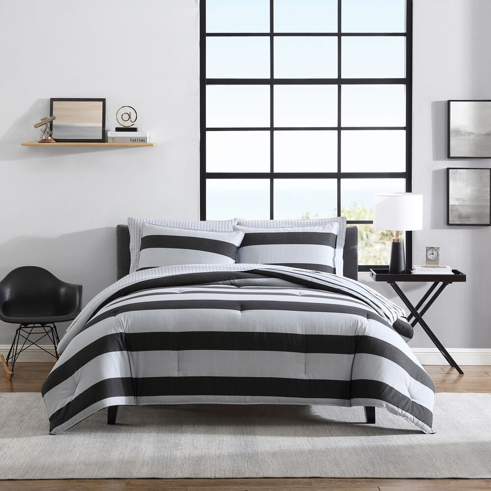 LAWNDALE TWIN/TWIN XL REVERSIBLE COMFORTER AND SHAM SET,Heather,large
