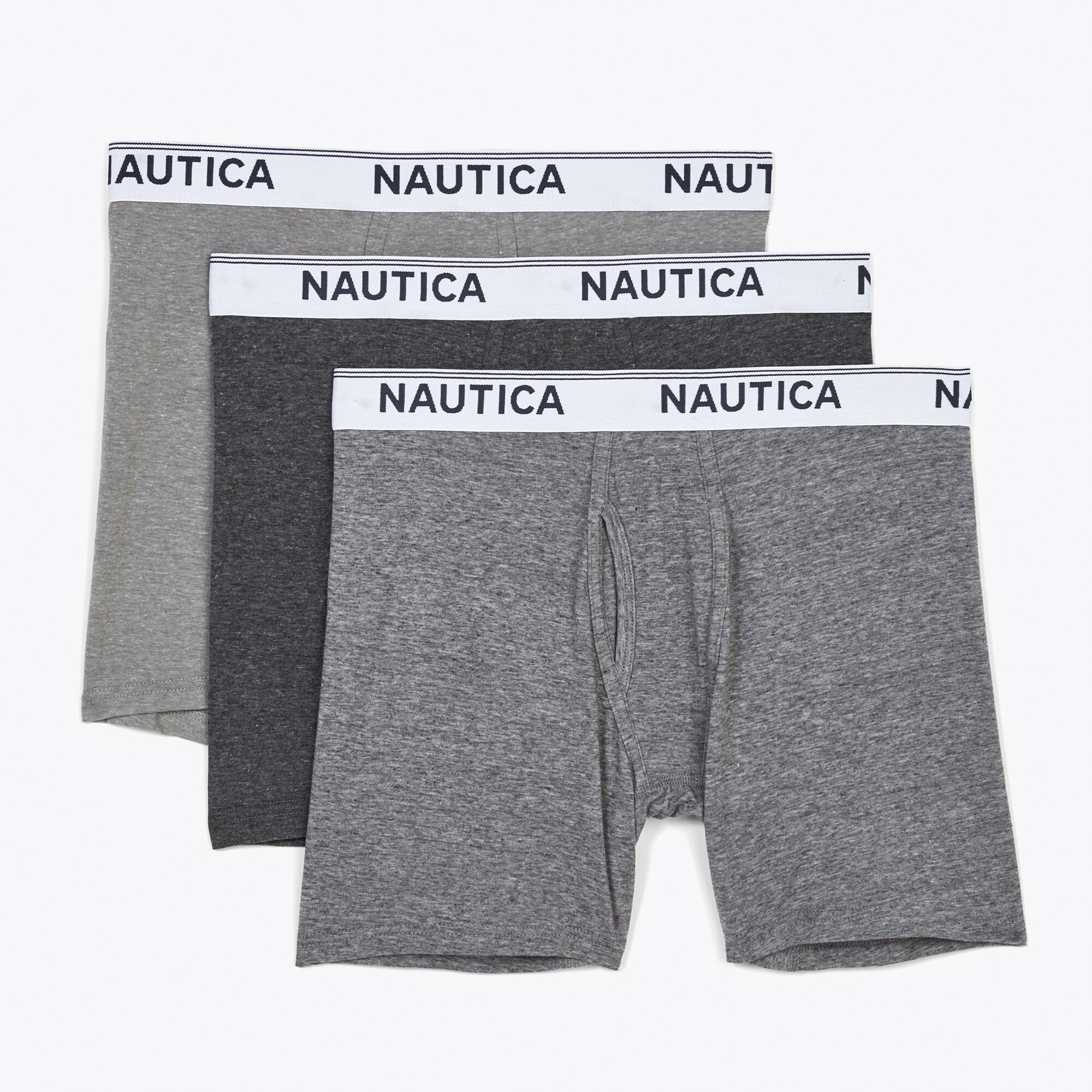 STRETCH PERFORMANCE BOXER BRIEFS, 3-PACK,Runway Grey,large