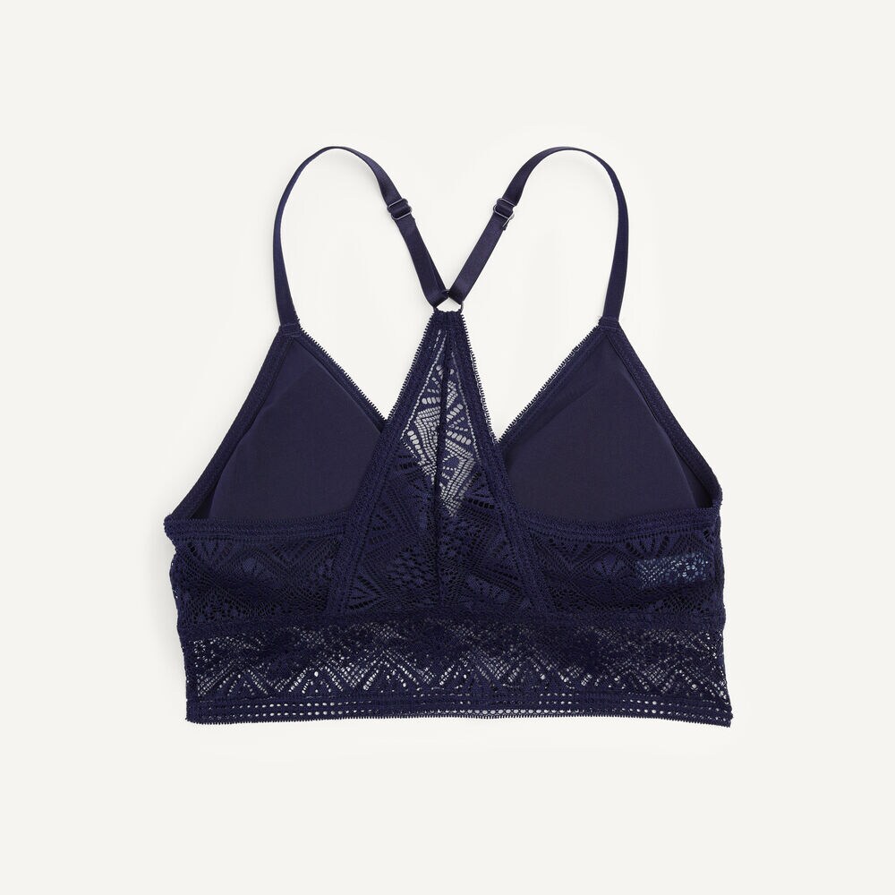 Lace Bralettes, 2-Pack,Workshirt Blue,large