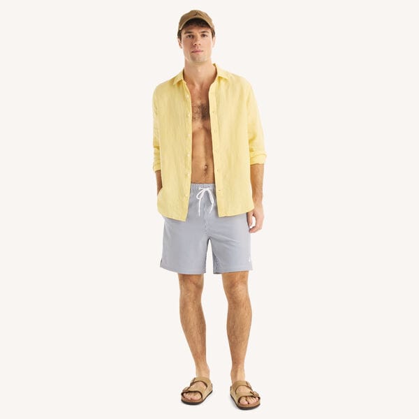 7" Seersucker Quick-Dry Swim