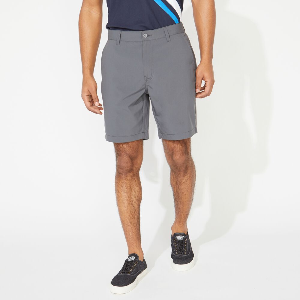 8.5" CLASSIC FIT NAVTECH GOLF SHORT,Grey Carbon,large