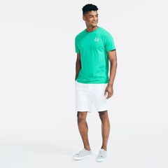 SUSTAINABLY CRAFTED YACHT CLUB GRAPHIC T-SHIRT,Dark Dill,large