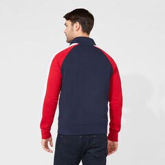 COLORBLOCKED RAGLAN JACKET,Navy,large