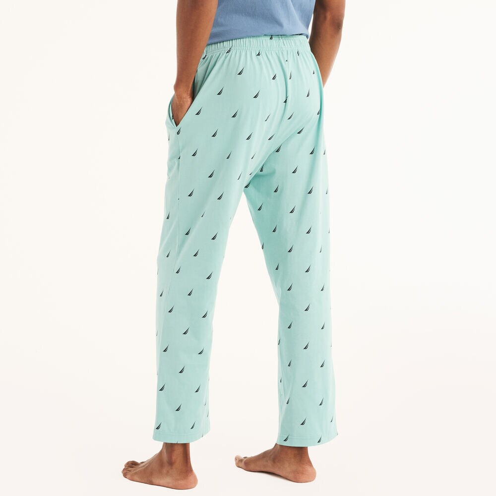 Knit Printed Pajama Pant,Deep Dive Wash,large