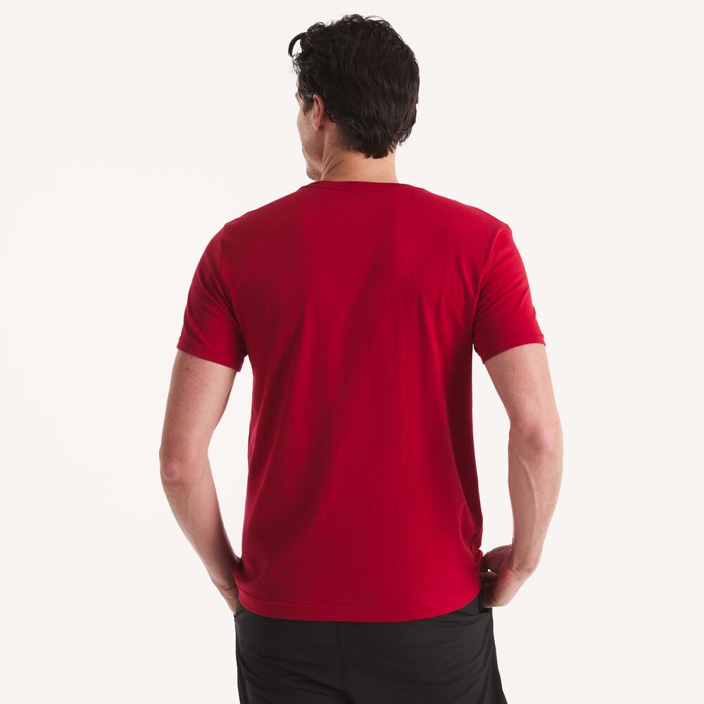 Ocean Challenge Graphic T-Shirt,Nautica Red,large