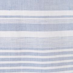 STRIPED LINEN SHORT-SLEEVE SHIRT,Star Sapphire,large
