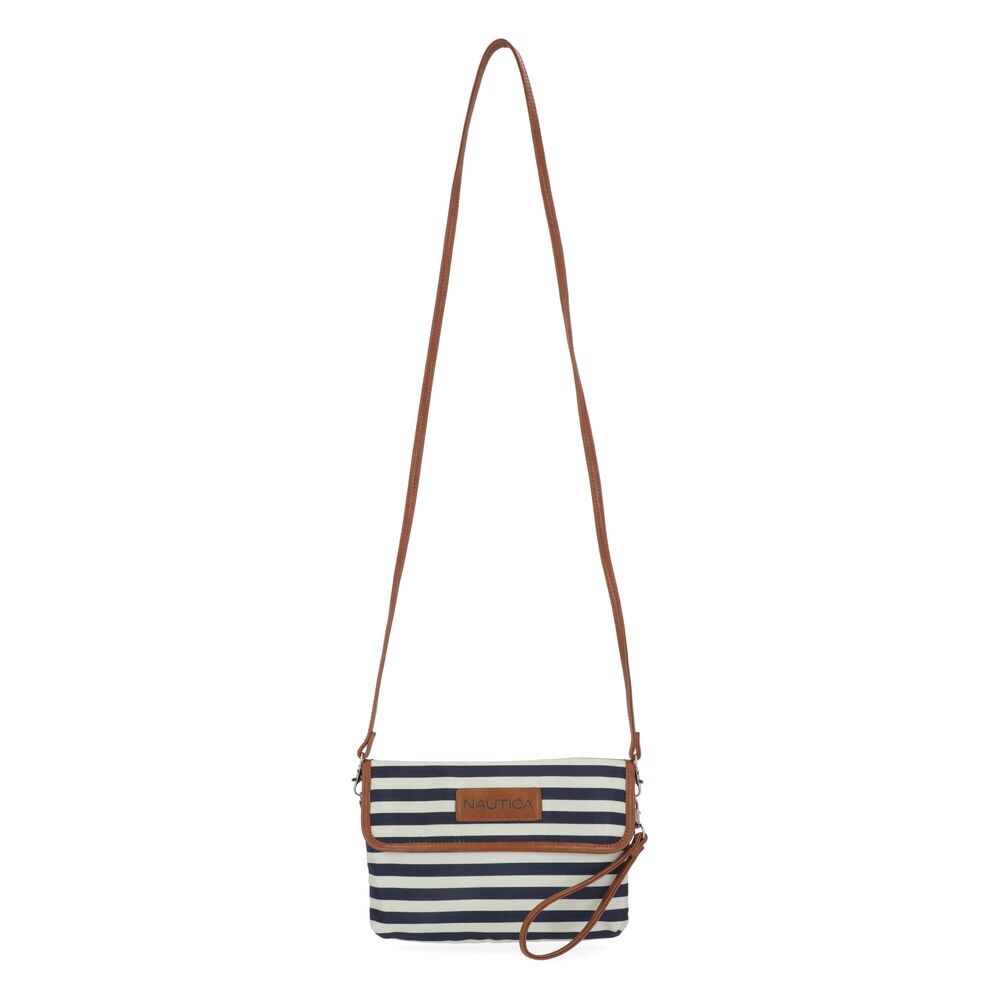 NYLON MINI WALLET CROSSBODY BAG,Workshirt Blue,large