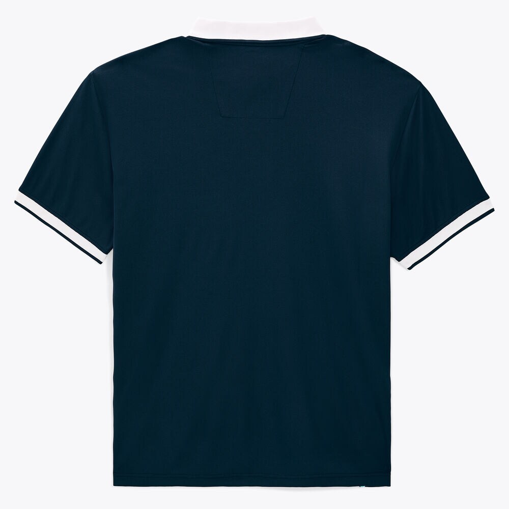 Big & Tall Navtech Sustainably Crafted Classic Fit Printed Polo,Navy,large