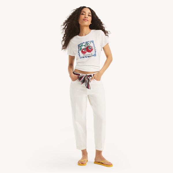 Belted High-Rise Jean