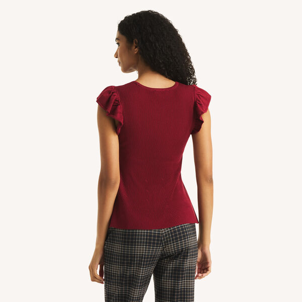Flutter Sleeve Sweater
