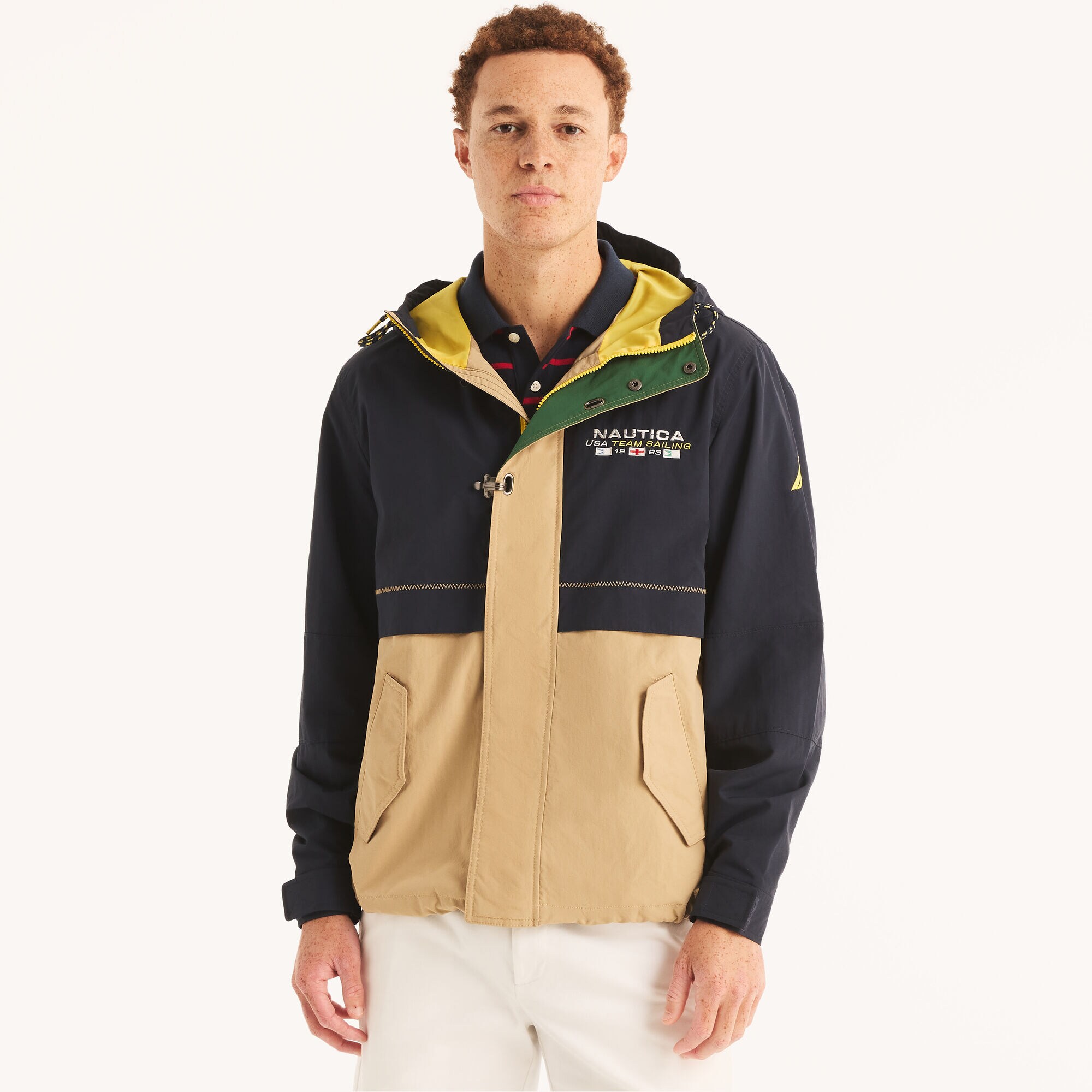 Heritage Sailing Jacket,Stellar Blue Heather,large