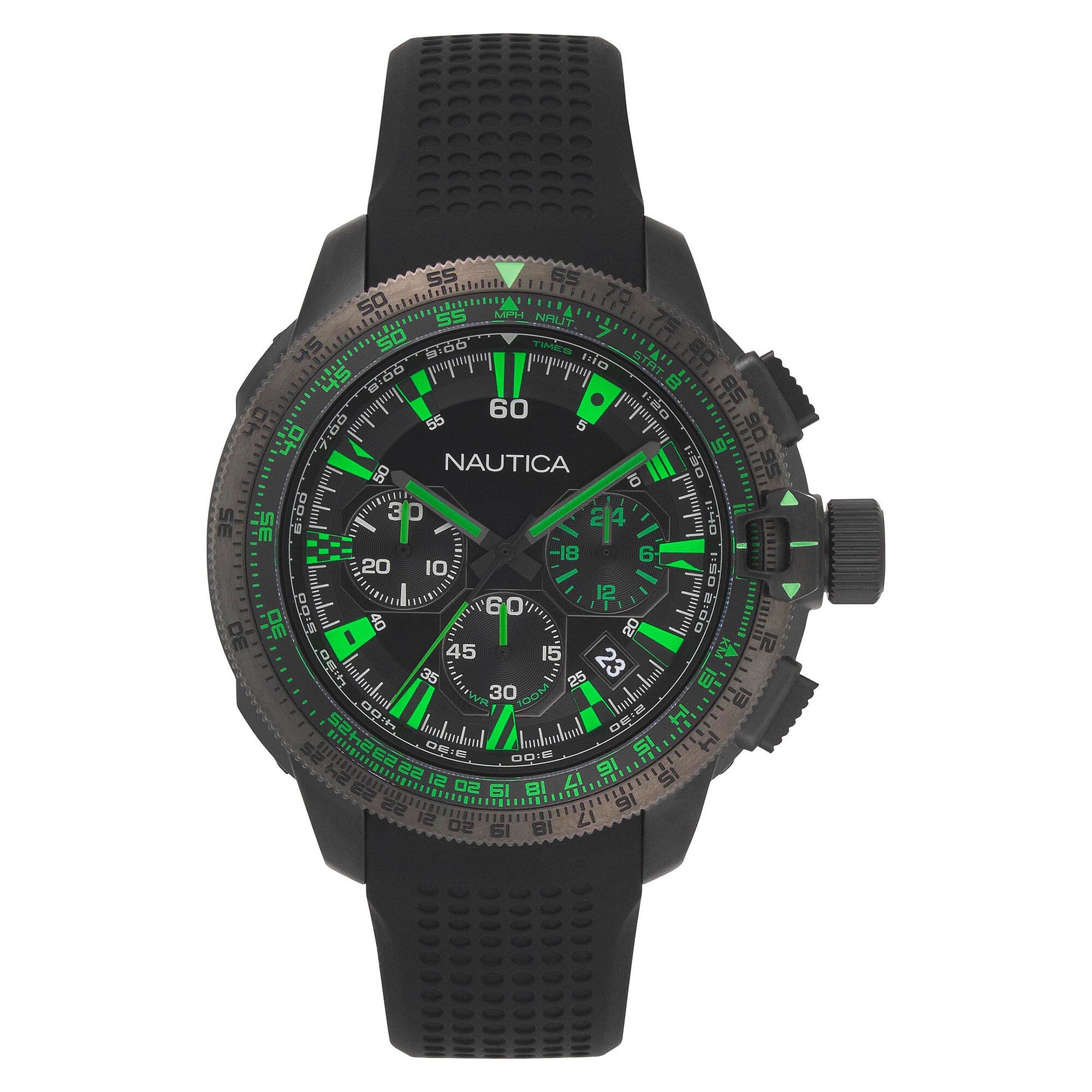 Mission Bay Chronograph Watch with Sport Strap,Multi,large