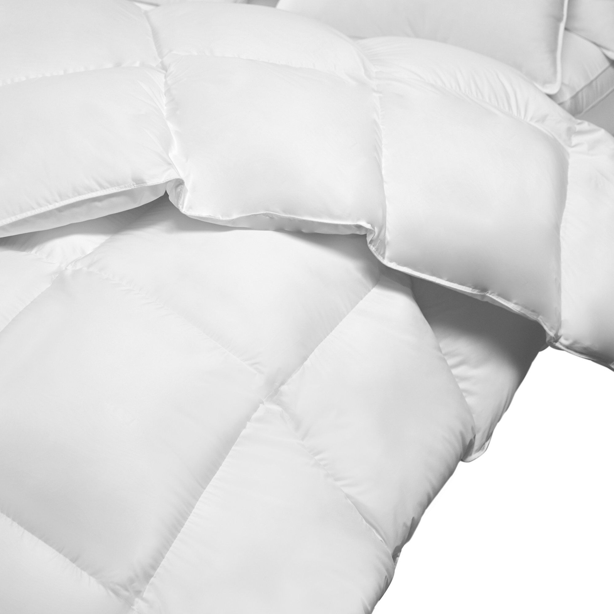 White Full/Queen Down Comforter,Bright White,large