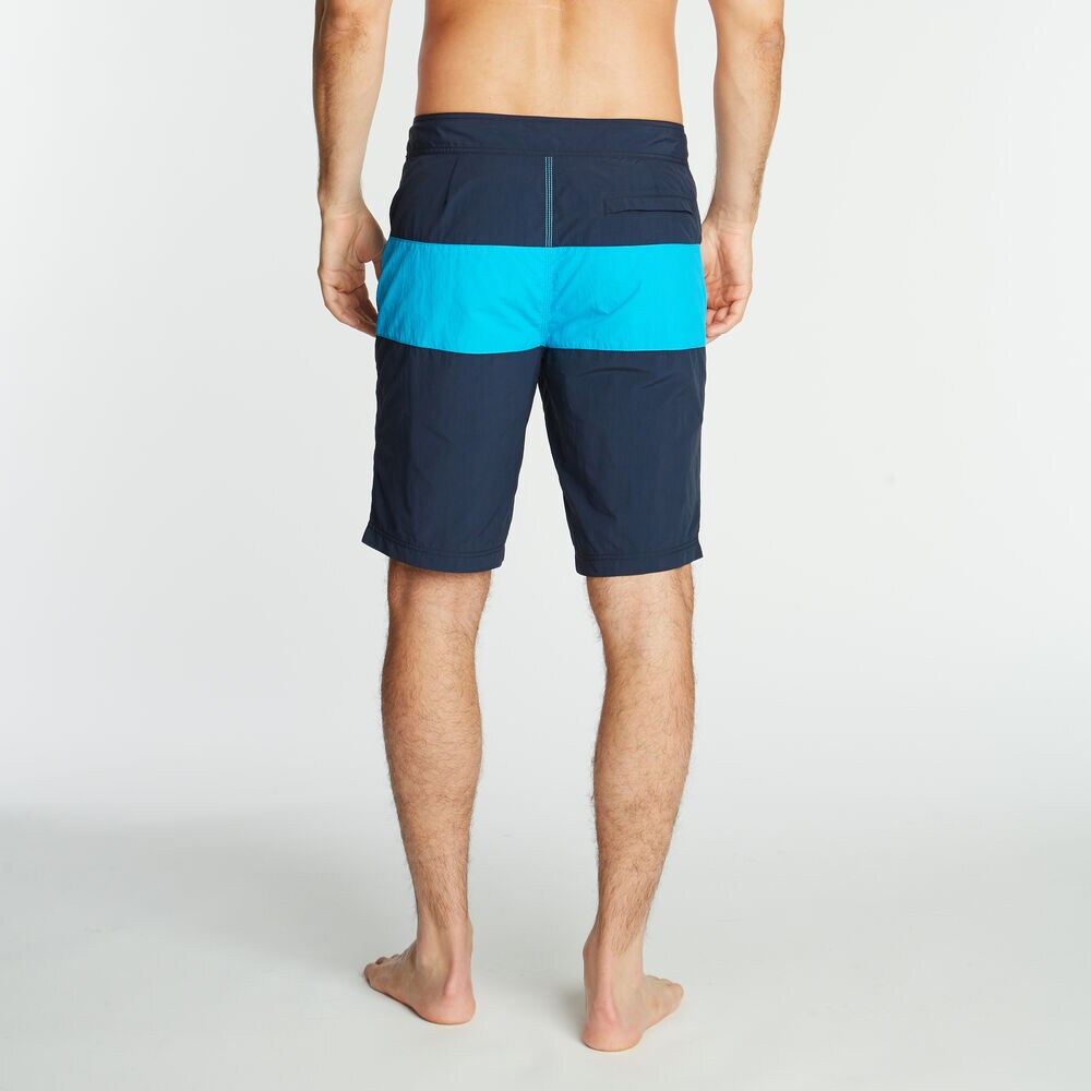 10" SWIM TRUNK IN STRIPE,Navy,large