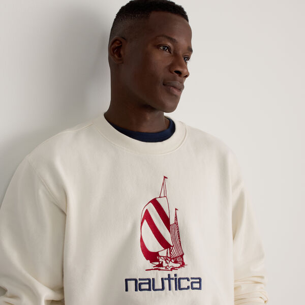 Fleece Graphic Crewneck