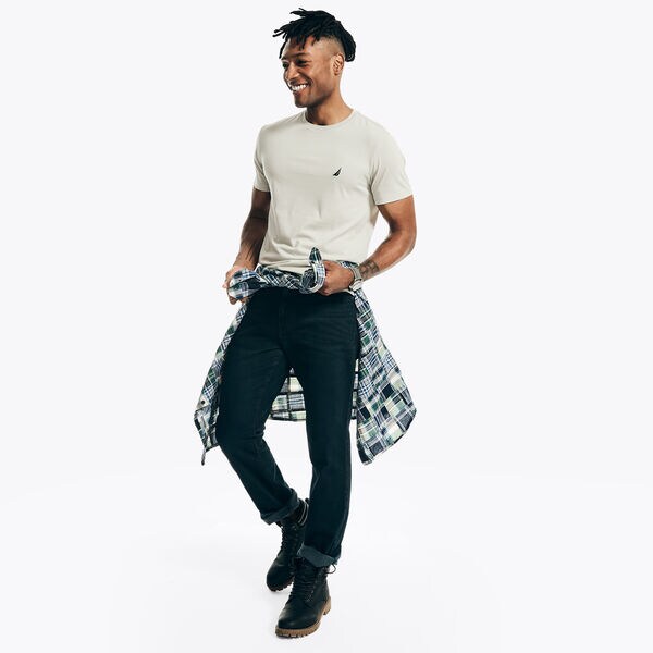Heather Crewneck Deck T-Shirt