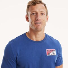 Beach Vibe Graphic T-Shirt,Nite Sea Heather,large