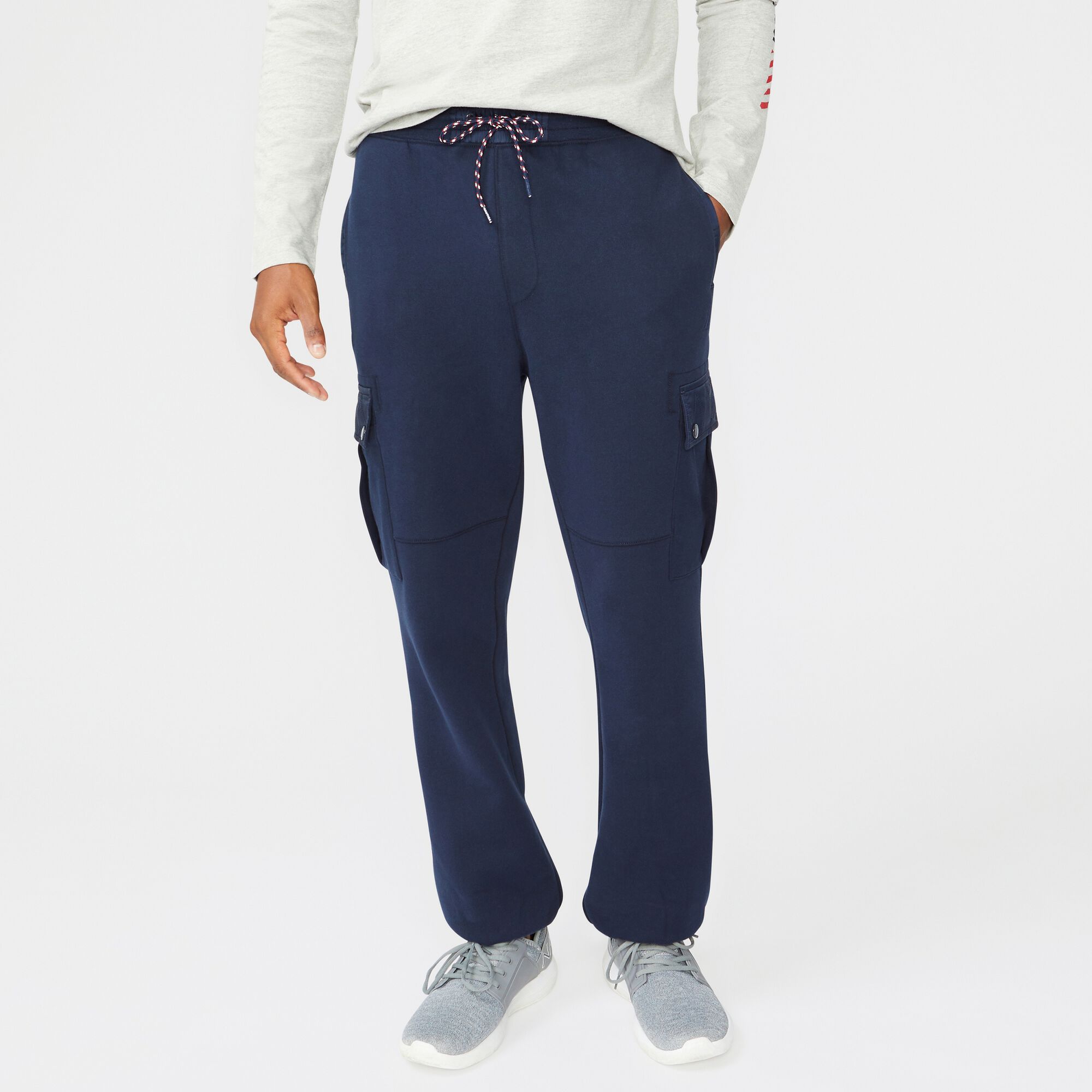 BIG & TALL CARGO JOGGER,Navy,large
