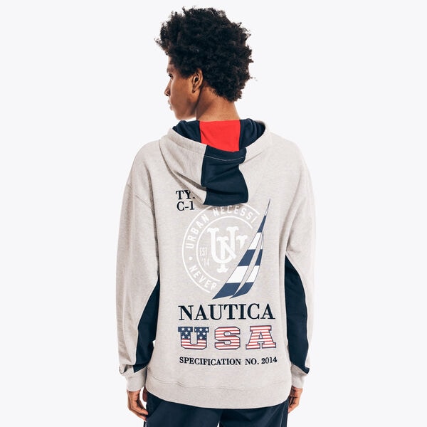 URBAN NECESSITIES X NAUTICA GRAPHIC PULLOVER HOODIE