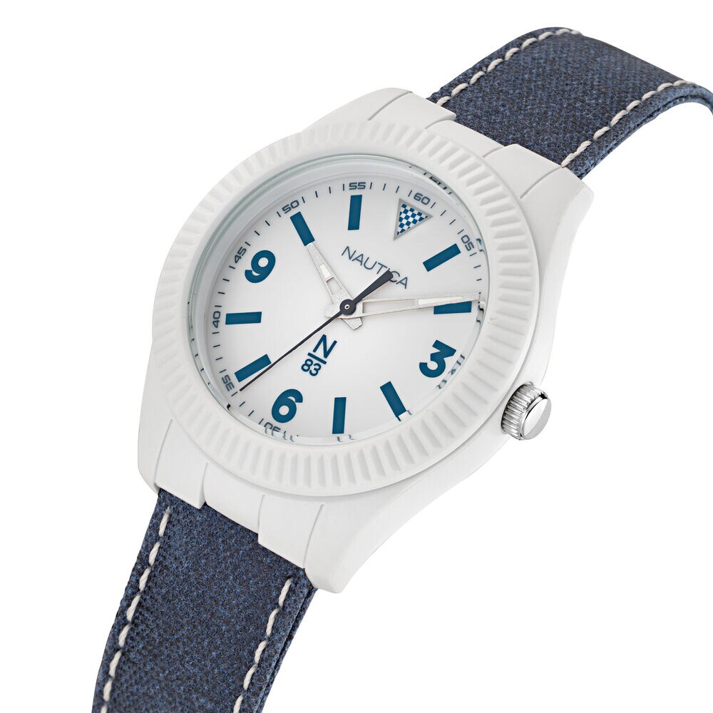 MERCURY BAY CANVAS 3-HAND WATCH,Multi,large