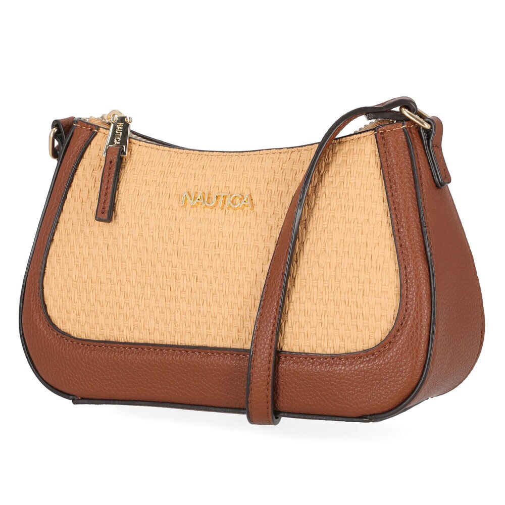 Straw Crossbody Bag,Snow,large