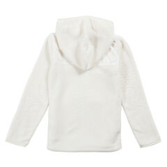Little Girls' Faux Fur Nautex Jacket (4-6X),Bright White,large