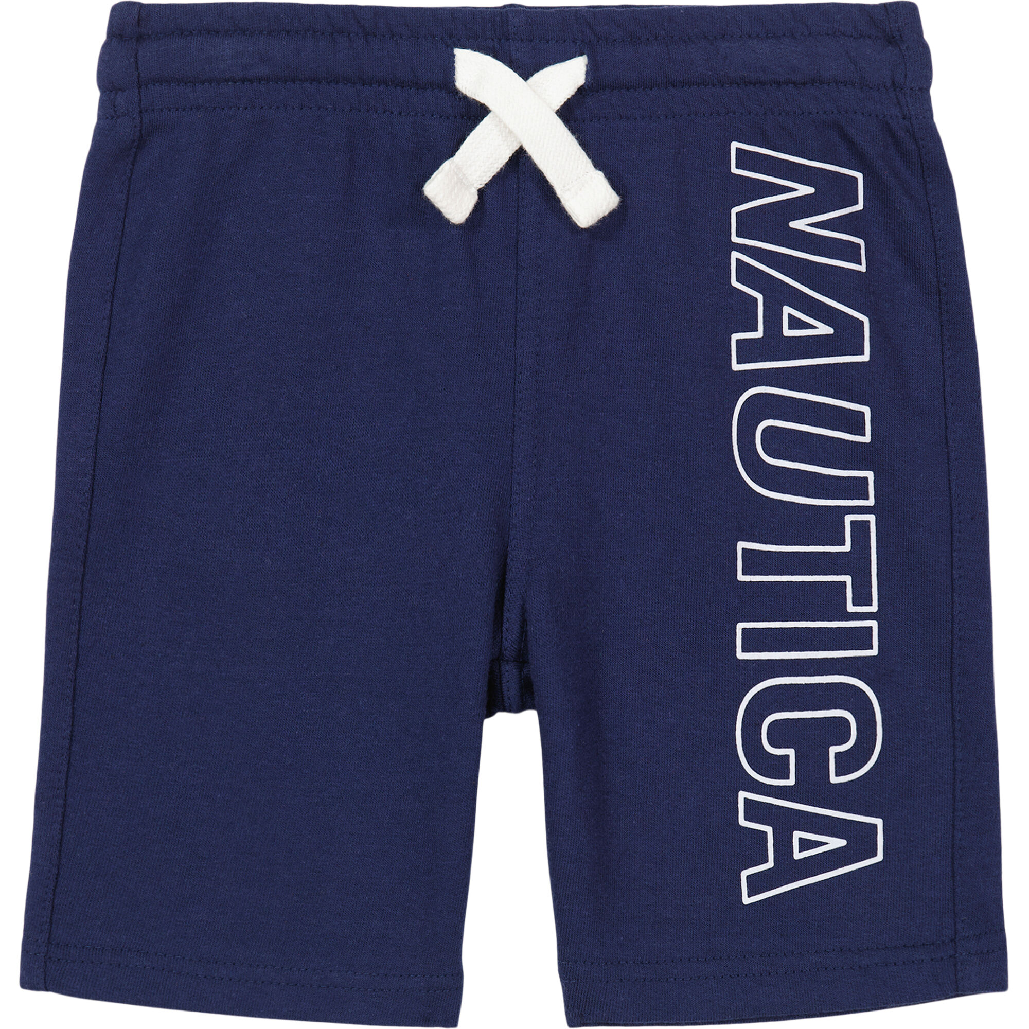 Boys' Fleece Logo Pull-On Short (8-16),J Navy,large