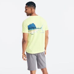SWORDFISH GRAPHIC T-SHIRT,Cabana Yellow,large