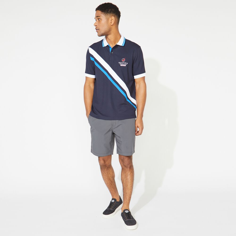 8.5" CLASSIC FIT NAVTECH GOLF SHORT,Grey Carbon,large