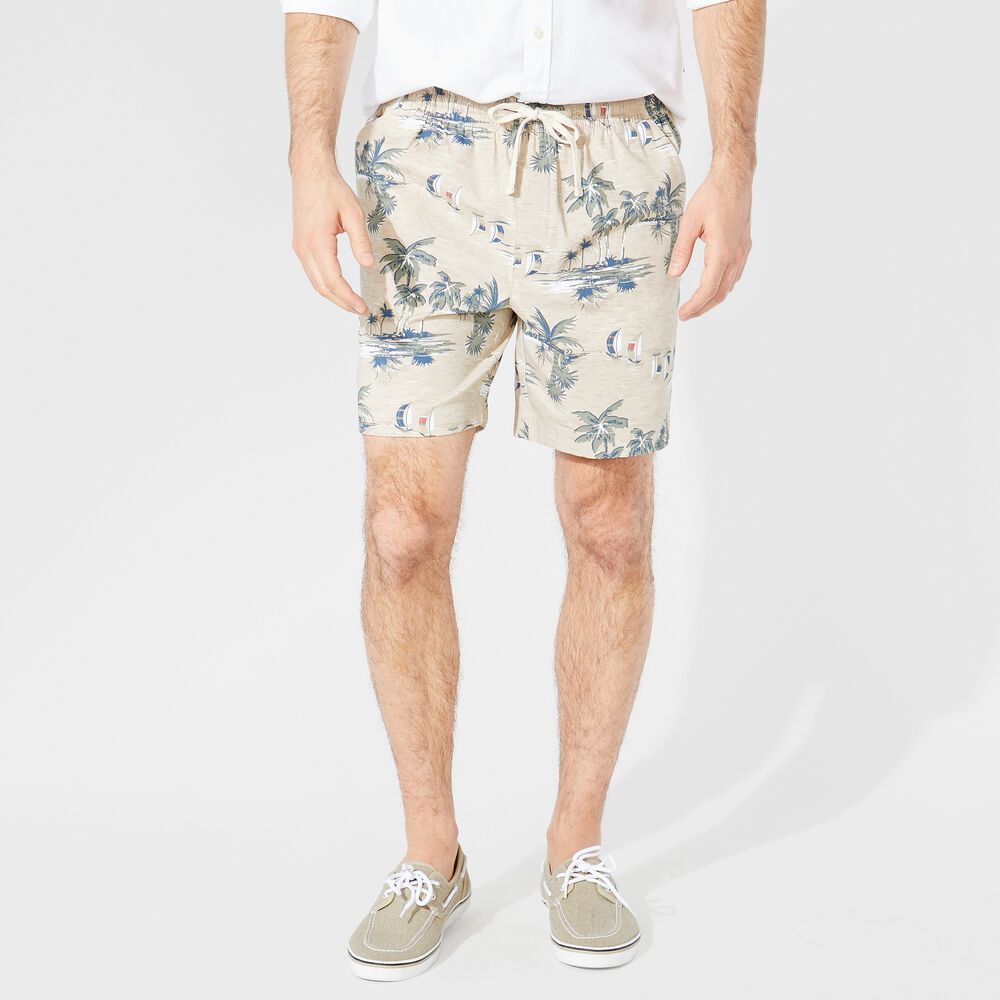 7" ISLAND PRINT BOARDWALK SHORT,Sandcove,large