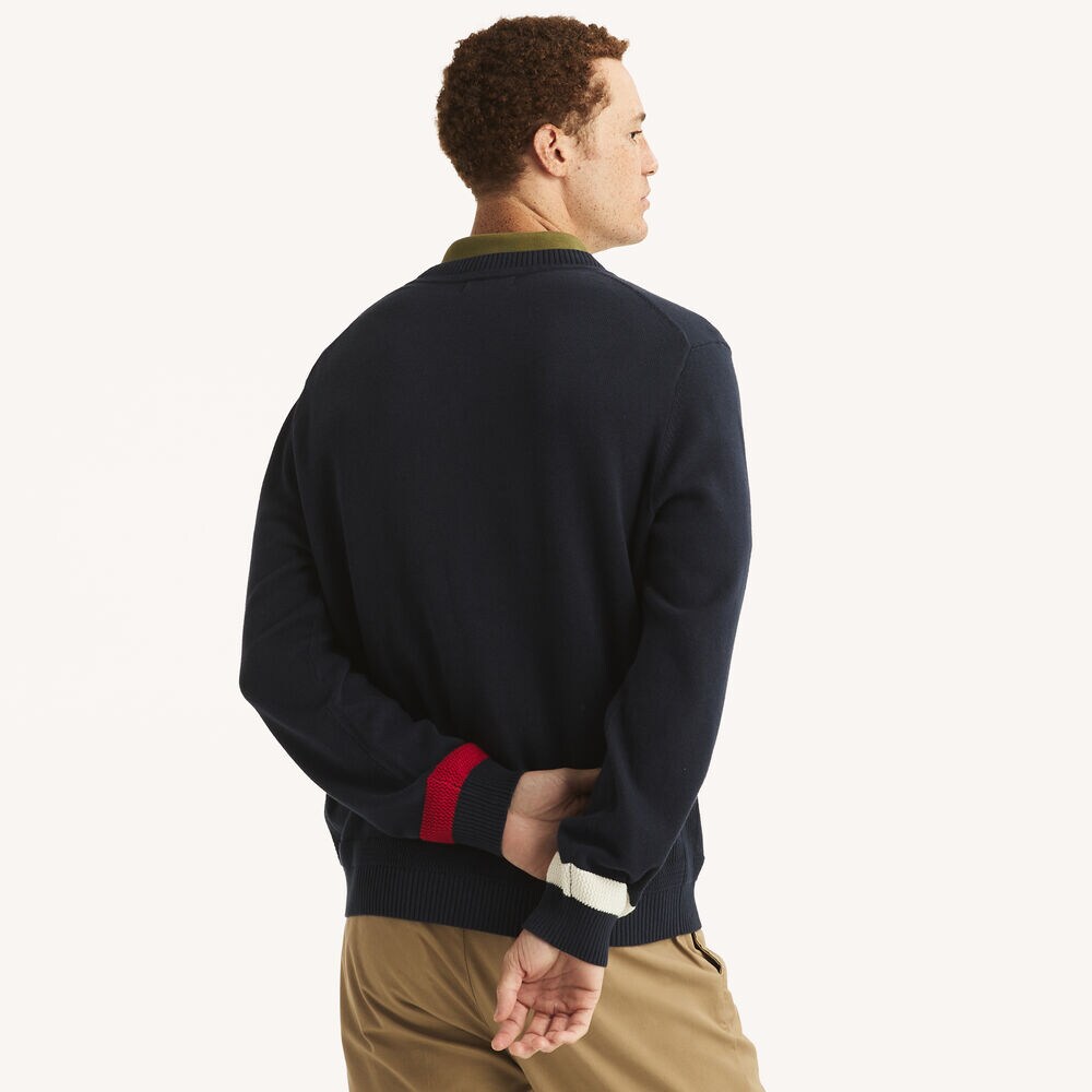 Crewneck Sweater,Navy,large