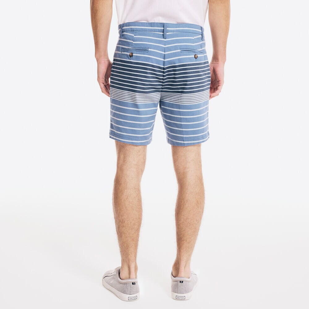 6" STRIPED SHORT,Chrome Blue,large