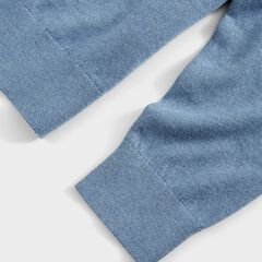 NAVTECH V-NECK SWEATER,Anchor Blue Heather,large