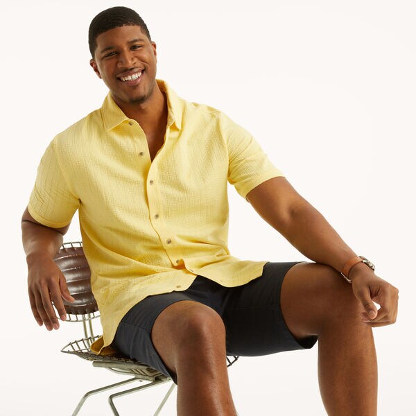 Big & Tall Classic Fit Seersucker Polo