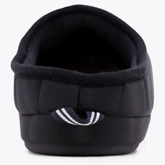 NYLON FLEECE-LINED SLIPPER,Black,large