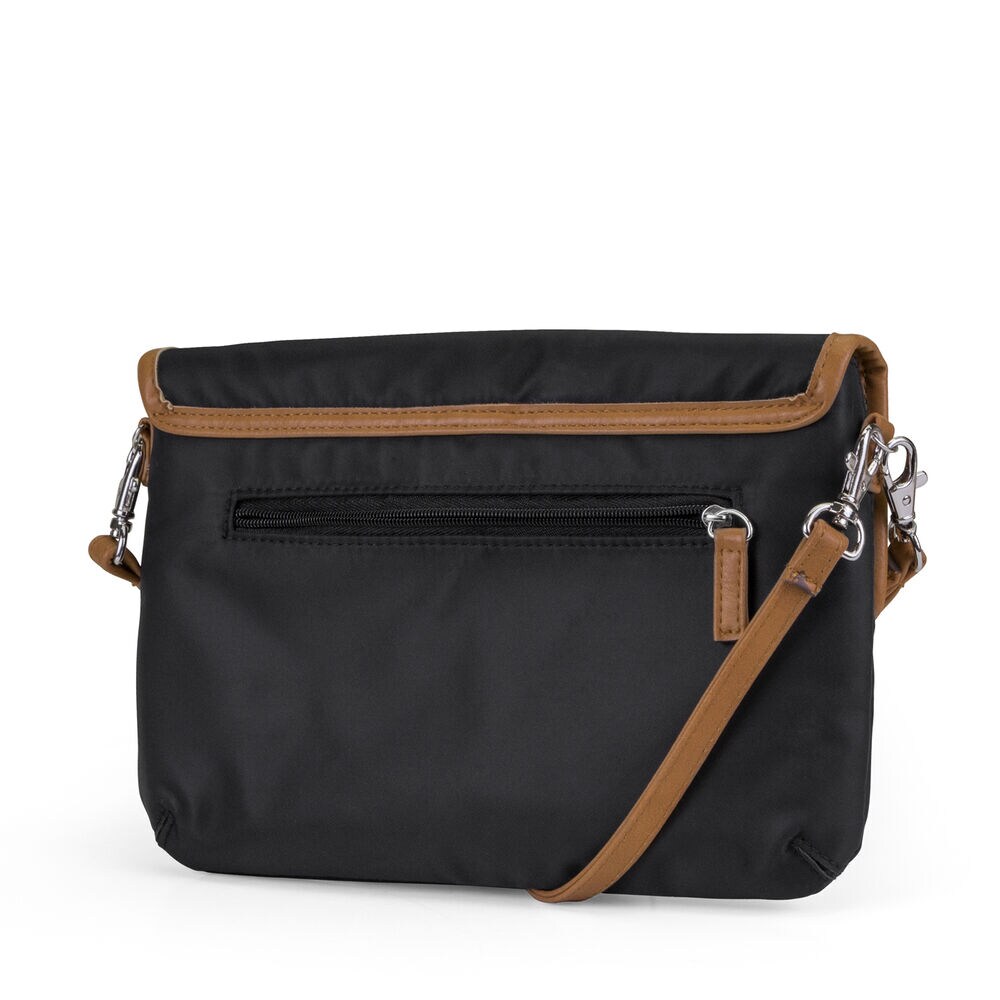 NYLON MINI WALLET CROSSBODY BAG,Black,large