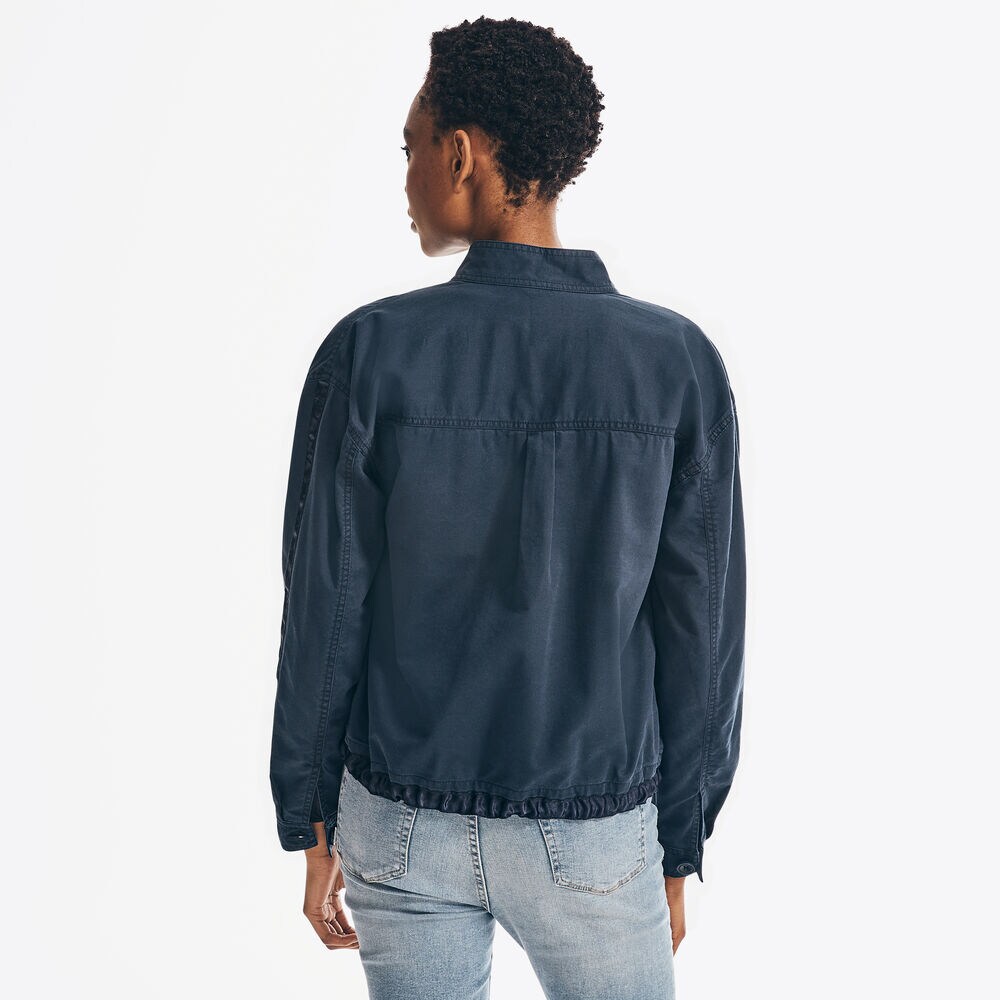 SUSTAINABLY CRAFTED UTILITY JACKET,Stellar Blue Heather,large