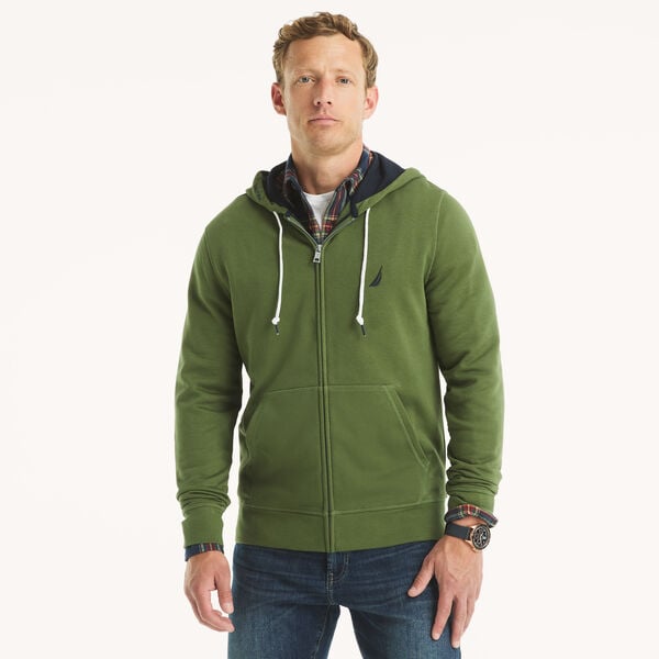 Full-Zip Fleece Hoodie