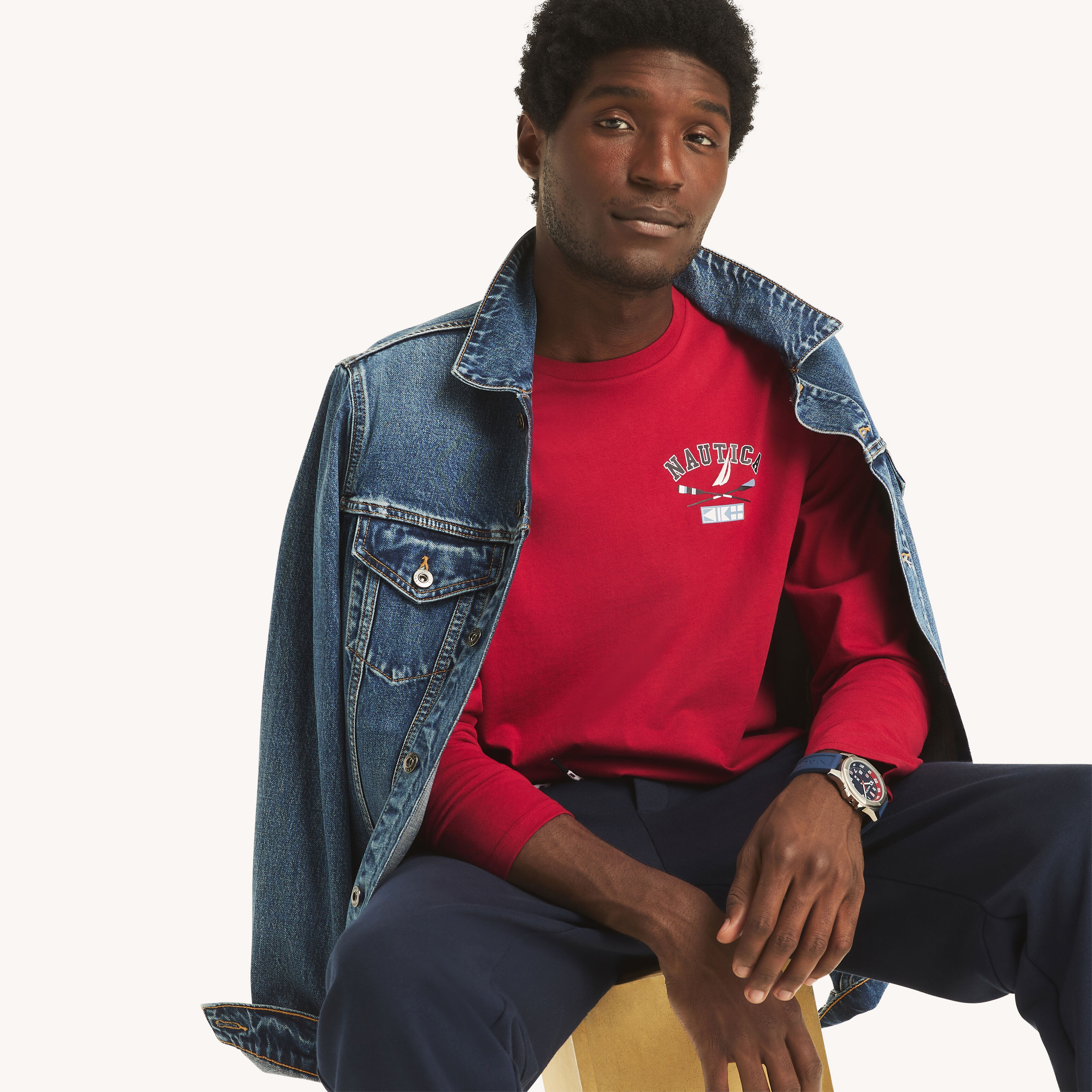 Shipyard 83 Graphic Long-Sleeve T-Shirt | Nautica