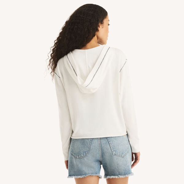 Lace-Up Hoodie