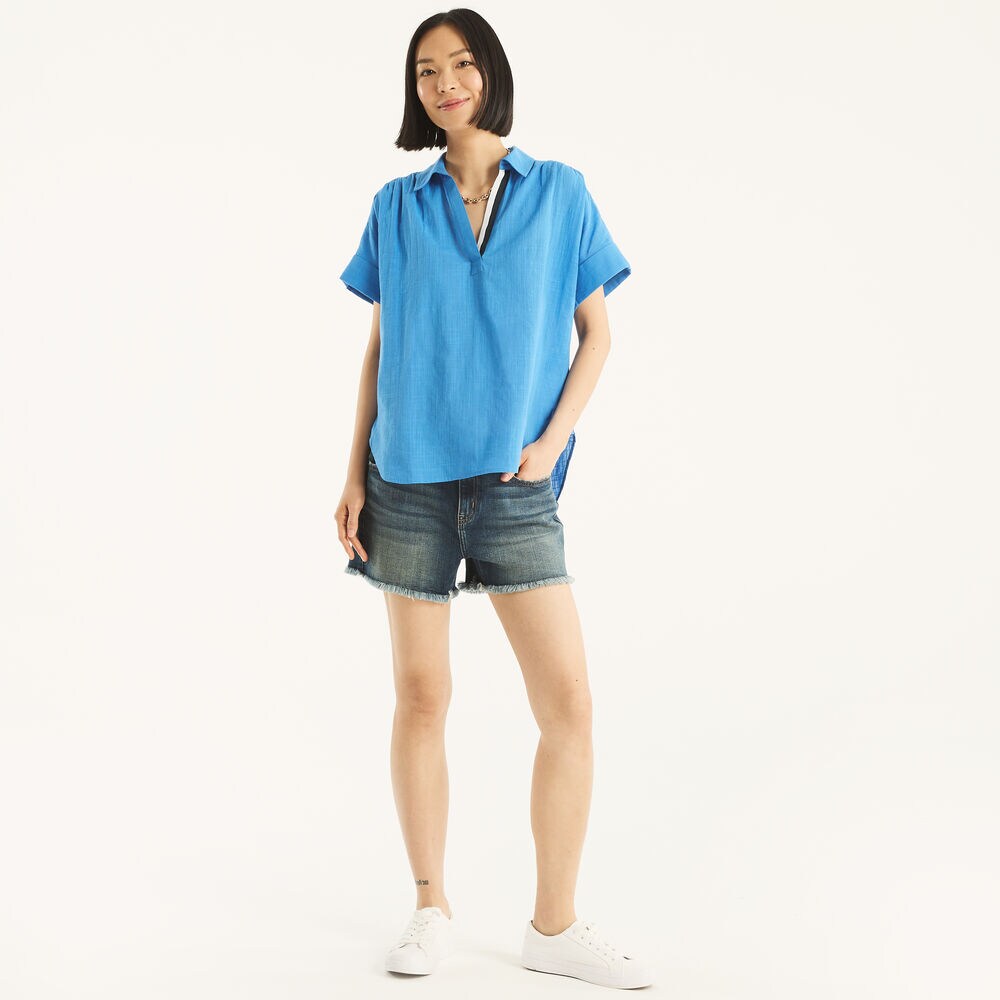 Solid Popover Top,Tropic Wave,large