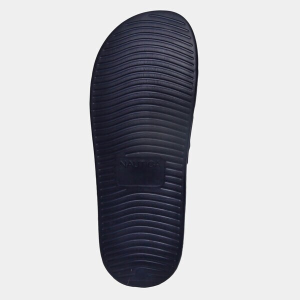 LOGO EMBOSSED SLIDE SANDALS