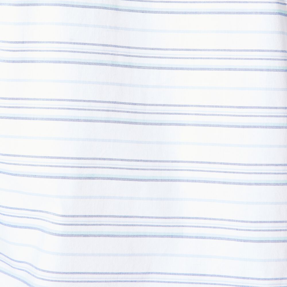 STRIPED SHORT-SLEEVE SHIRT,Bright White,large