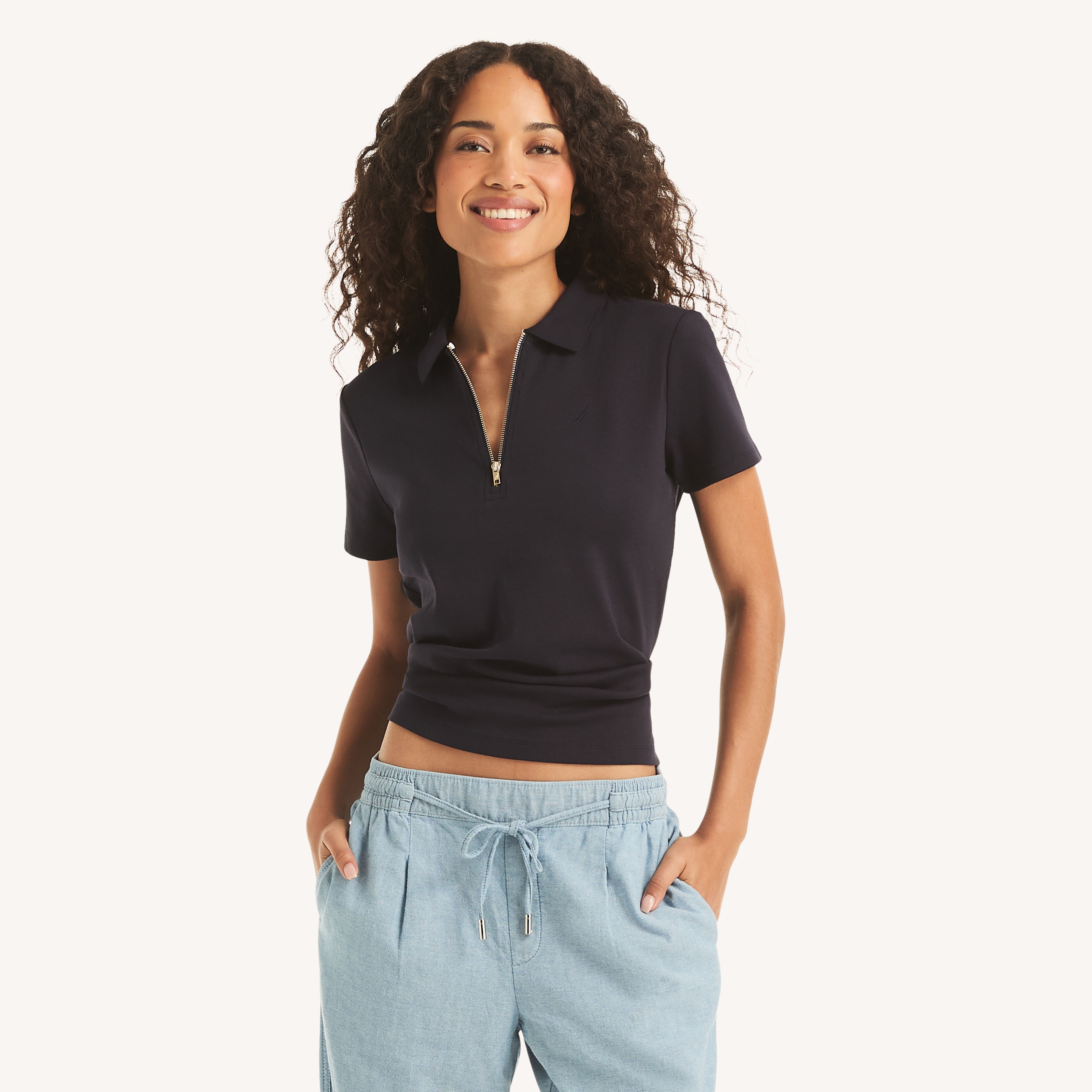 Zip-Up Polo | Nautica