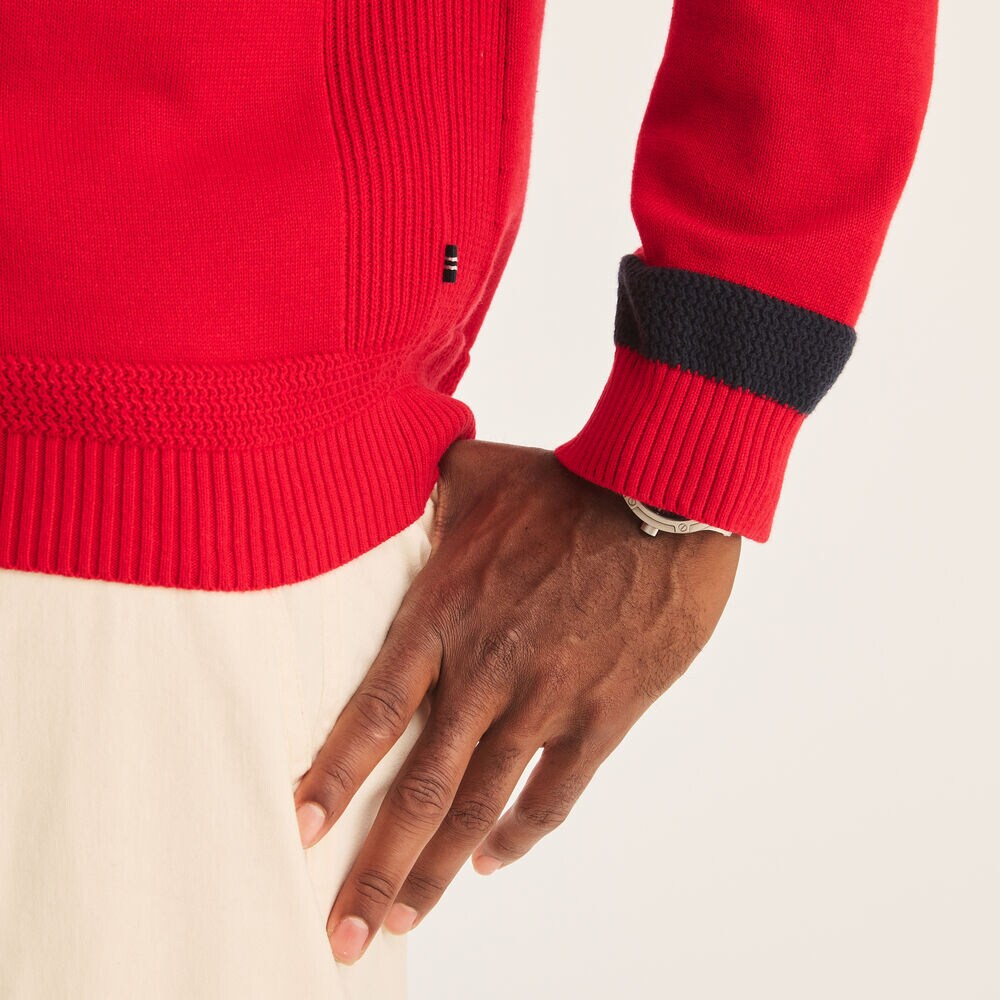 Crewneck Sweater,Tango Red,large