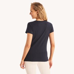 Sequin Sailing Graphic T-Shirt,Stellar Blue Heather,large