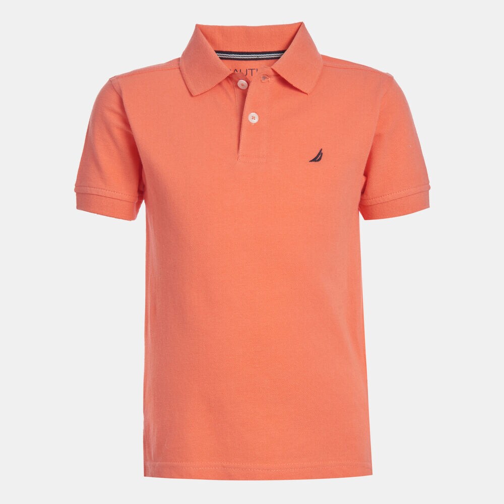 TODDLER BOYS' ANCHOR POLO (2T-4T),Livng Coral,large