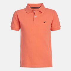 TODDLER BOYS' ANCHOR POLO (2T-4T),Livng Coral,large